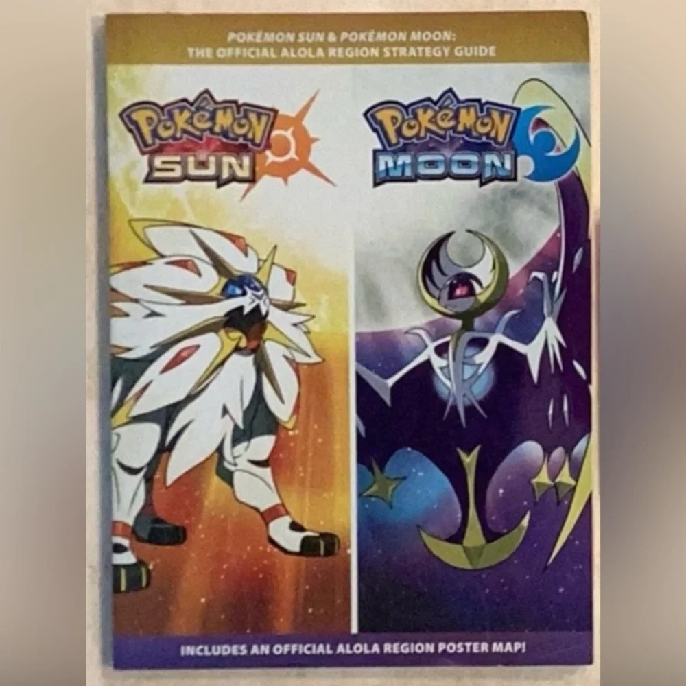 Pokemon Sun & Pokemon Moon Official Strategy Guide Aloha For Nintendo 3DS Game